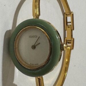 Gucci Bezel Gold Watch
